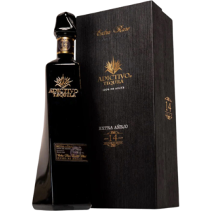adictivo tequila double black 14 year old extra rare extra anejo